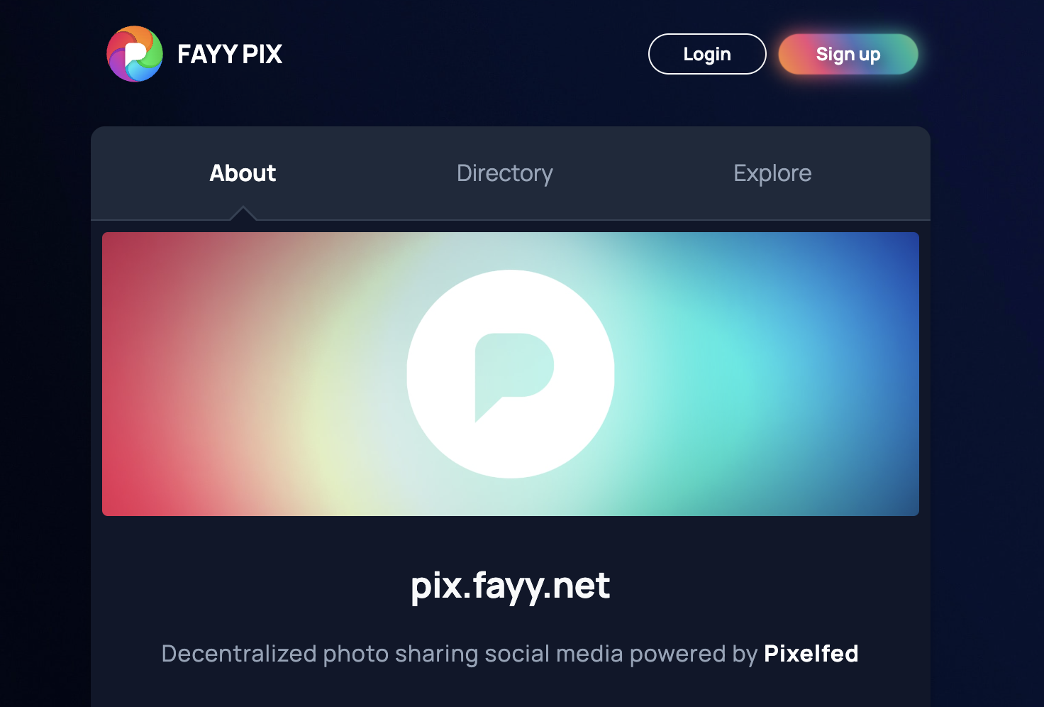 Pixelfed - FAYY.net